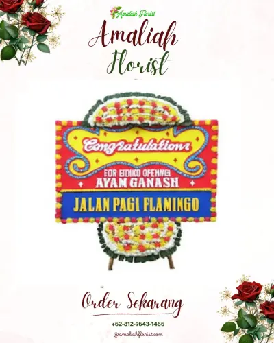 Bunga Papan Congratulation di Lebakharjo
